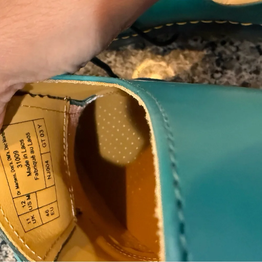 Dr. Martens Blue Oxfords with Classic Design- new - never worn size12 - Picture 5 of 7